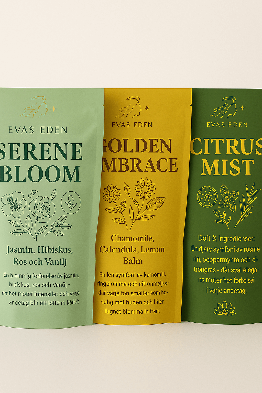 Ritualbox med botaniska bad för själ och hud