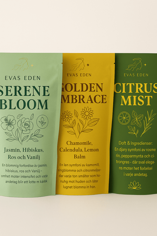 Ritualbox med botaniska bad för själ och hud