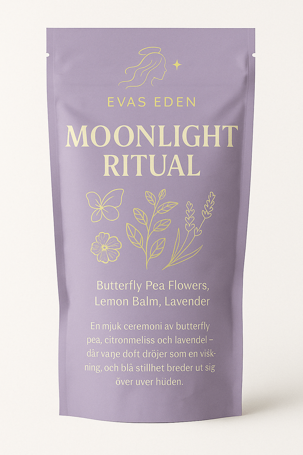 Örtbad med lavendel och butterfly pea från EvasEden